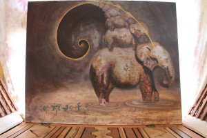 Elephant Spiral 4'x5'